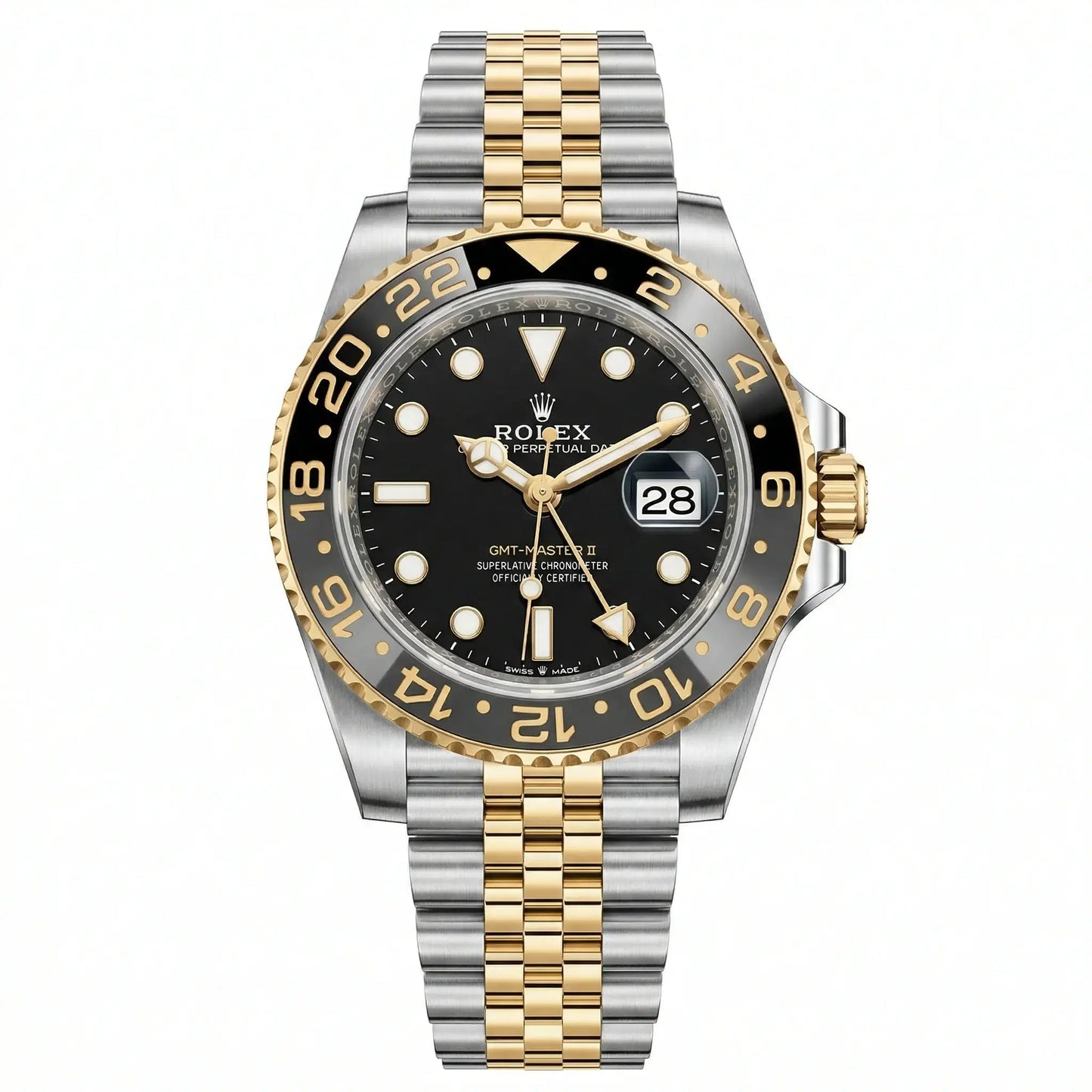 Rolex GMT-Master II 126713GRNR Oystersteel & Yellow Gold