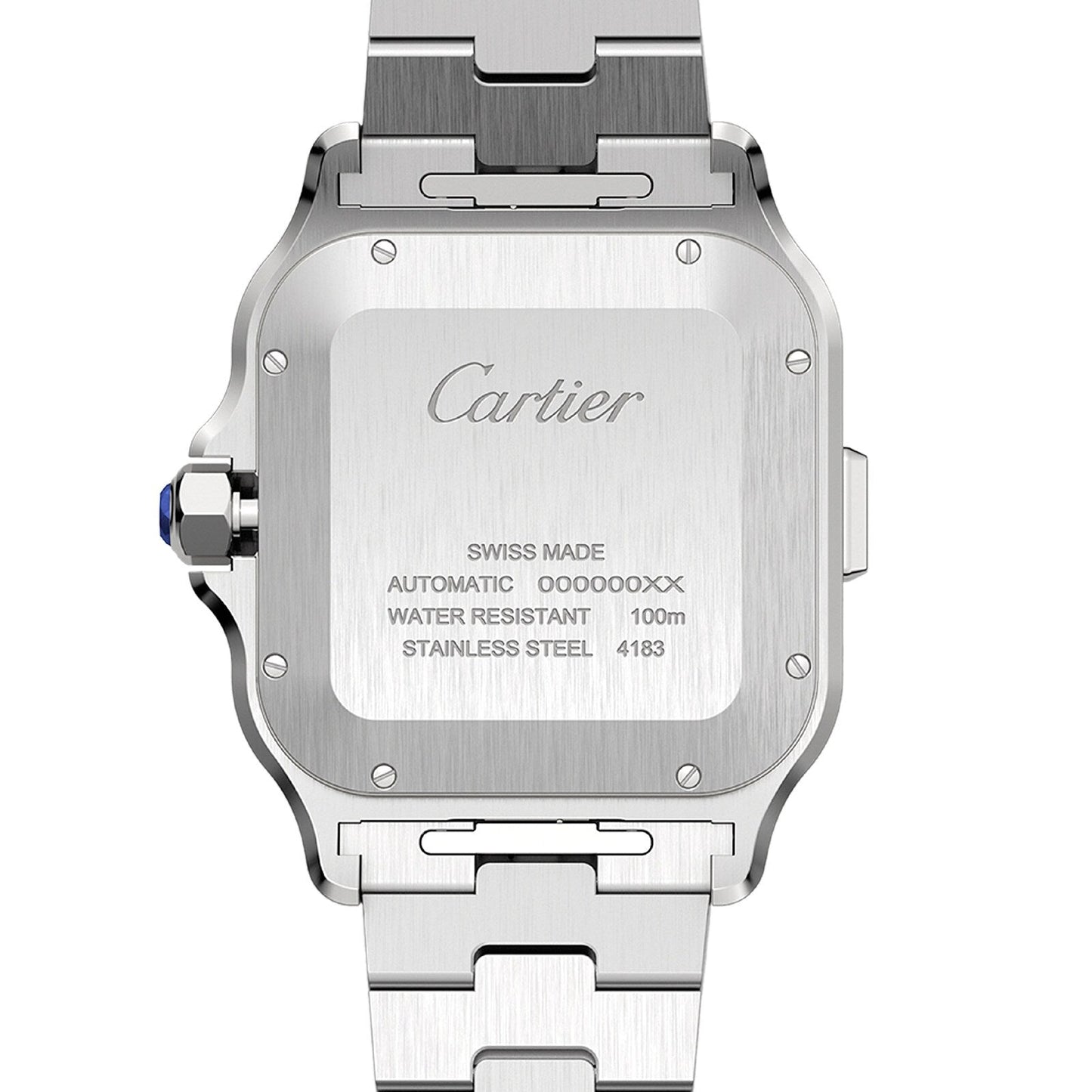 Santos de Cartier Chronograph | 43mm, Two-Tone Steel & 18K Yellow Gold, Silver Dial