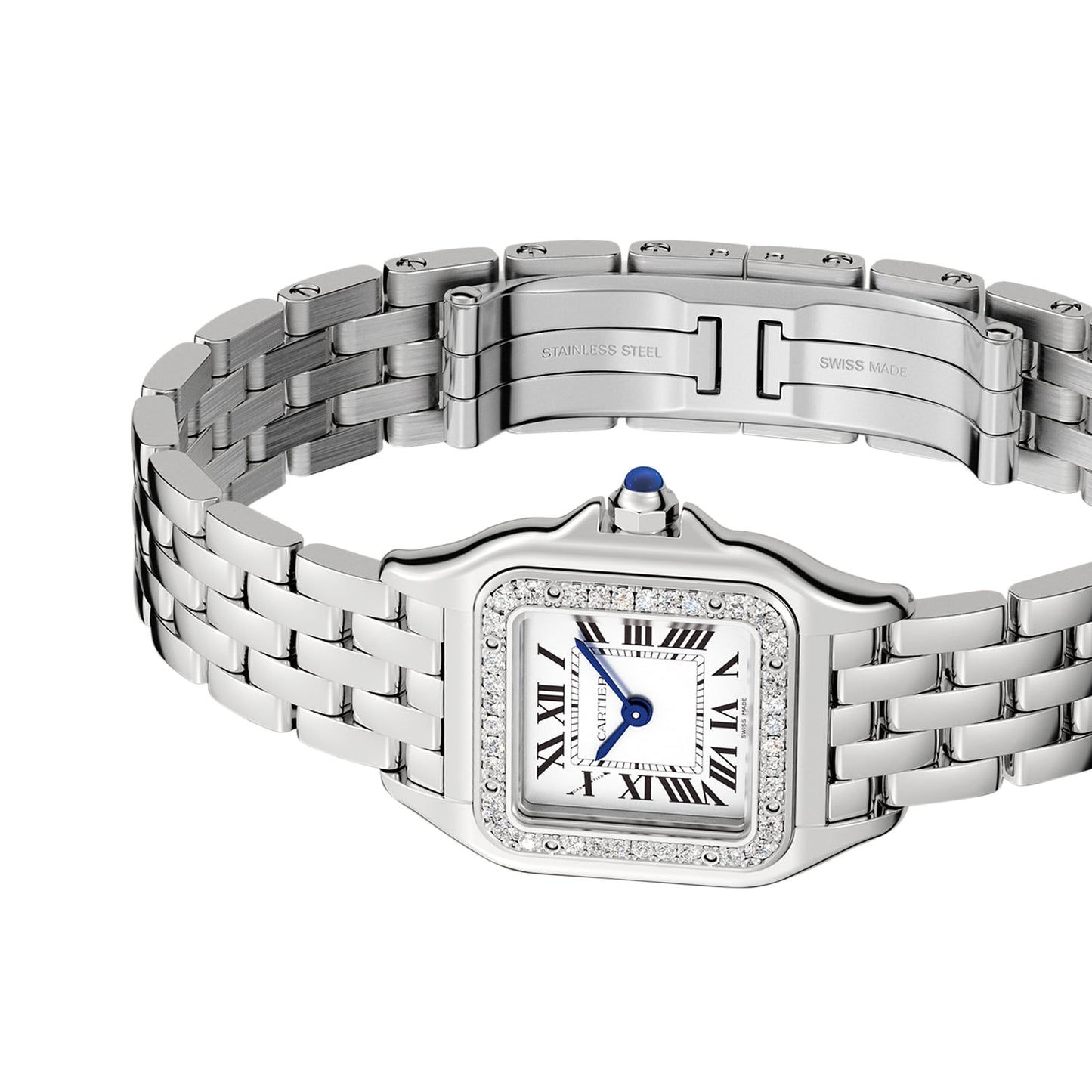 Panthère de Cartier Small Model | 23mm, Steel, Silver Dial, Ref. W4PN0016