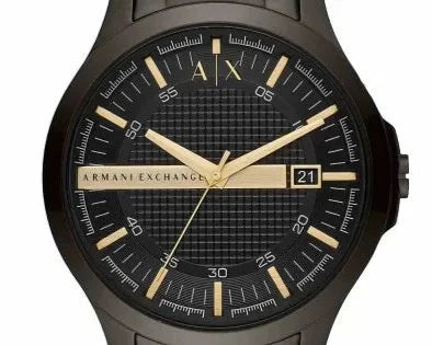 Armani Exchange Hampton AX2413 Men's Chronograph – Black Dial with Black Stainless Steel Strap